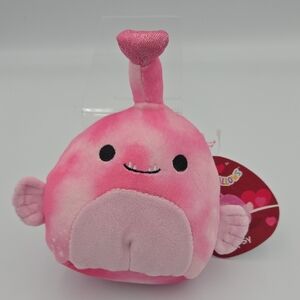 Squishmallows SY the Pink Anglerfish 5" Valentines Day 2024 Plush NWT
